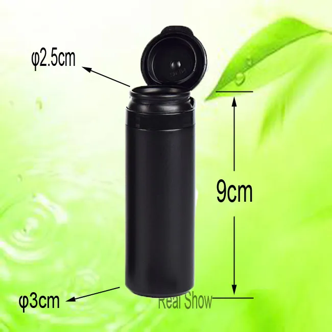 snap secure easypulling lid medicine bottle dry candy bottle cylindrical cap pill plastic container5304134