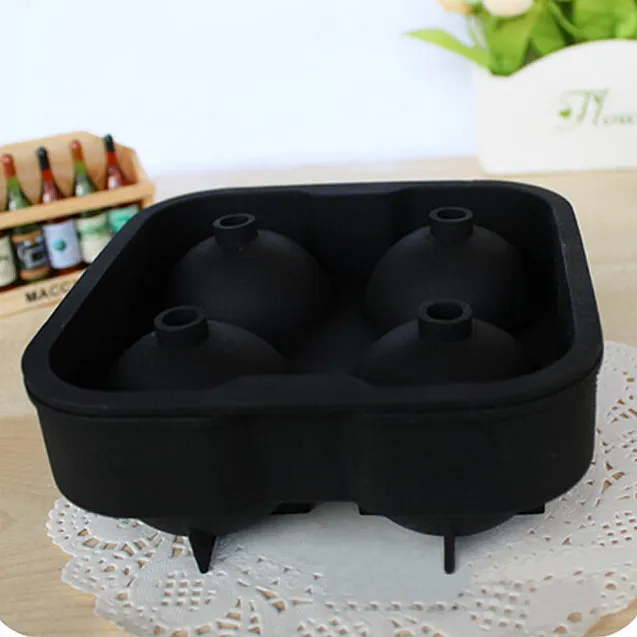 Round Bar Silicon Whiskey Ice Cube Ball Maker Mold Sphere Mould Party Tray E00138 BARD