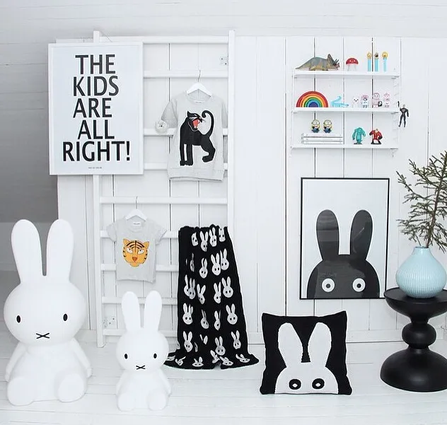 DHL Ins Baby Koc Black White Cute Rabbit Łabędź Krzyż Dzianiny Plaid na łóżko Sofa Cobertoes Mantas Bedspread Ręczniki kąpielowe Play Mata Prezent