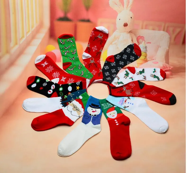 Noel çorapları dört mevsim elemanı güzel örgü çorapları Örme CT13