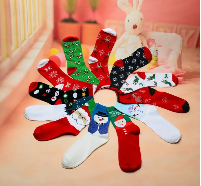 Chaussettes de Noël élément quatre saisons jolis bas à tricoter Tricoté CT13