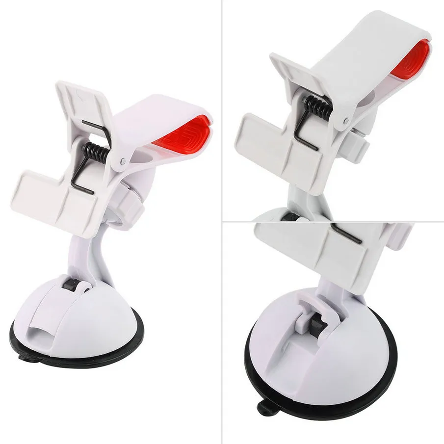 360 graders roterande sucker sug Universal Stand Car Vehicle Mount Holder Clipper Clip Stander för smart telefon mobiltelefon GPS -navigering