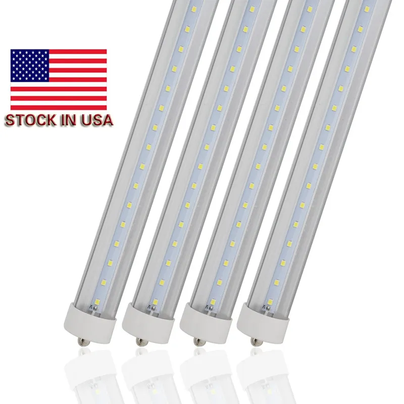 LED T8 لمبة 45W FA8 واحدة دبوس 8 القدم أدى أنبوب ضوء 96 '' 8 'AC85-265V SMD2835 100LM / W ROHS UL DLC