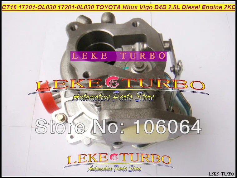 wholesale new CT16 17201-OL030 17201-0L030 turbo for THilux Vigo D4D 2.5L Diesel engine 2KD turbocharger (6)