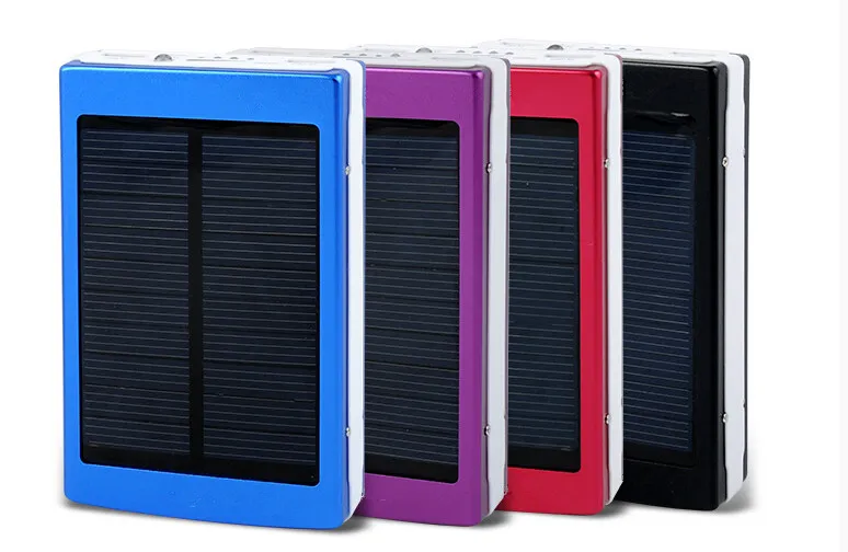 Gorący sprzedawanie Real 15000 MAH Solar Power Banks Bateria Cargador Portatil Pack Energy Bank Sun Battery Carger Powerbank Ładowanie baterii