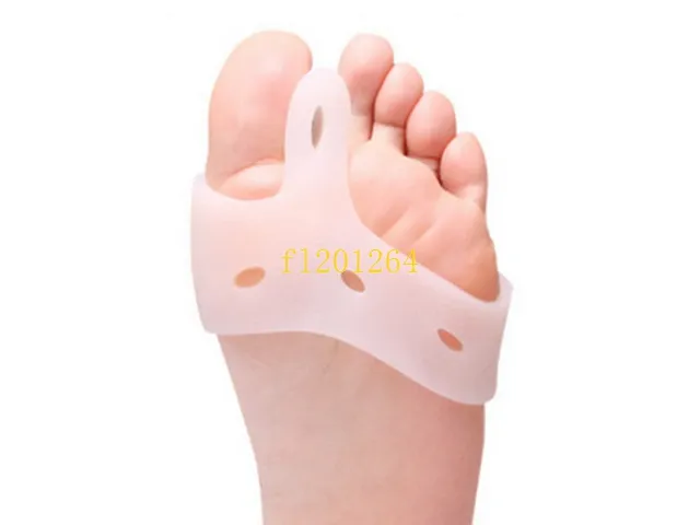 1000 pièces = 500 paires orthèses Hallux valgus, séparateur d'orteils en Silicone gros orteil usage quotidien outil de soin des pieds coussin orthopédique