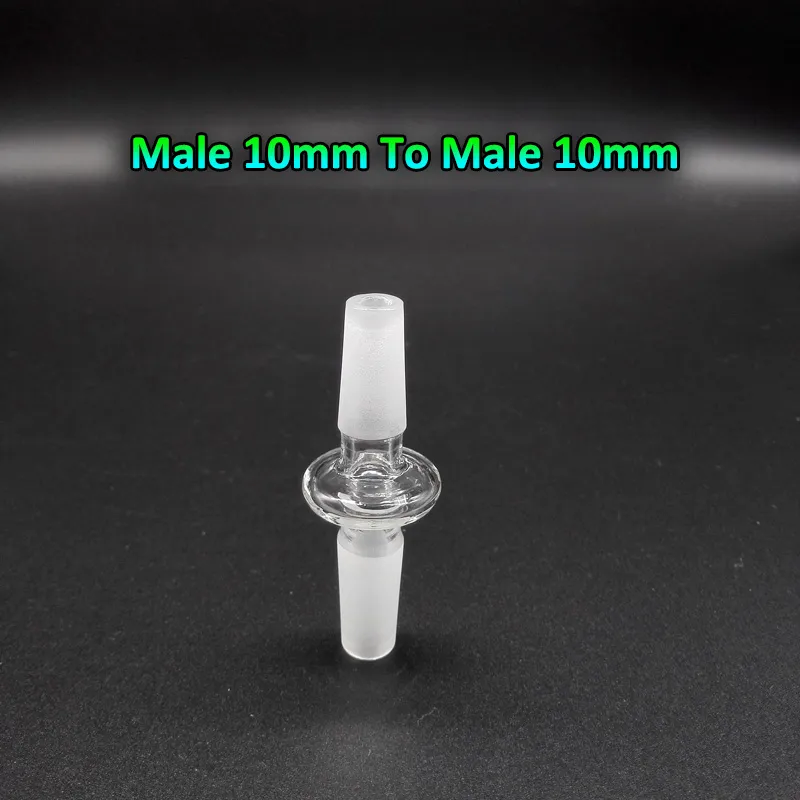 Adapter szklany konwerter 10mm 14mm 18mm męski żeński na 10mm 14mm 18mm męski żeński adaptery szklane do bong wodnych Dab Rigs Quartz Banger