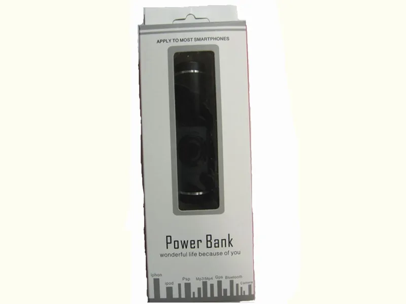 Power Bank 2600 mAh Przenośna zewnętrzna ładowarka akumulatorowa Universal Power Bank do telefonu komórkowego z kablem mikro USB z detalicznym P2645292