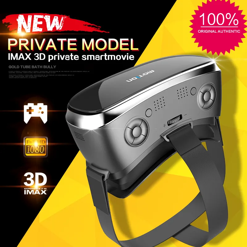 Bluetooth VR BOX Gamepad Virtual Reality 3D Glasses Helmet Intergrated VR Headset with individual Operation System2688