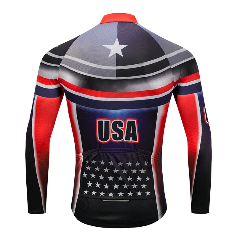 2024 Canadá EUA Inverno Camisa de Ciclismo Velo Térmico Roupas de Ciclismo Maillot MTB P8