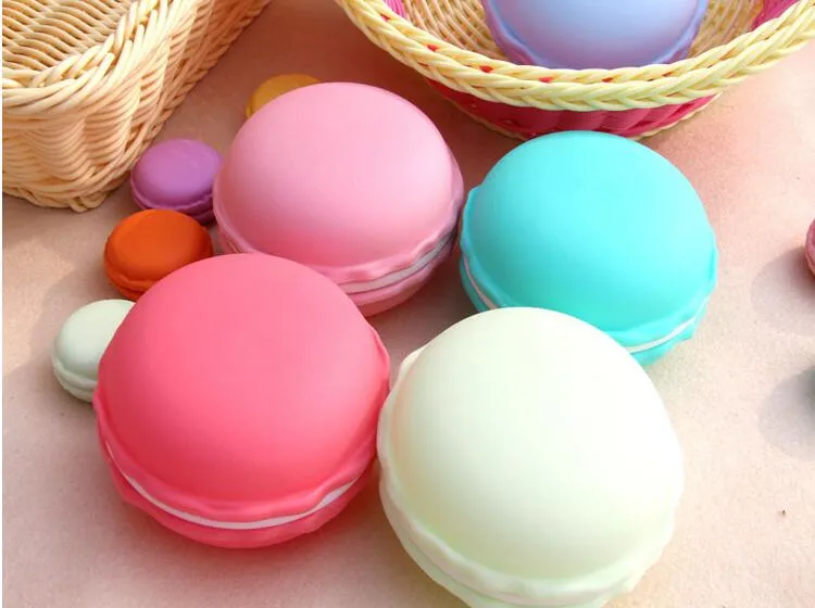 Moda Duży Rozmiar 10 * 10 * 5 cm Pudełko Pudełko Cute Candy Color Macaron Mini Kosmetyczna Biżuteria Pudełko Biżuteria Box Pill Case Urodziny Prezent Wyświetlacz