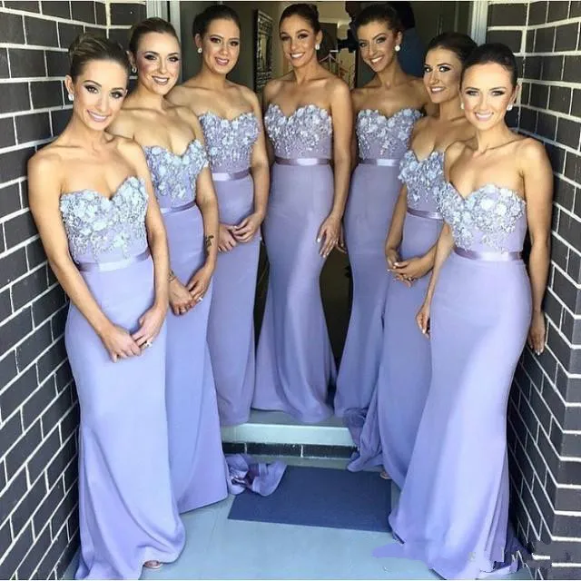 Silver and lavender deals bridesmaid dresses