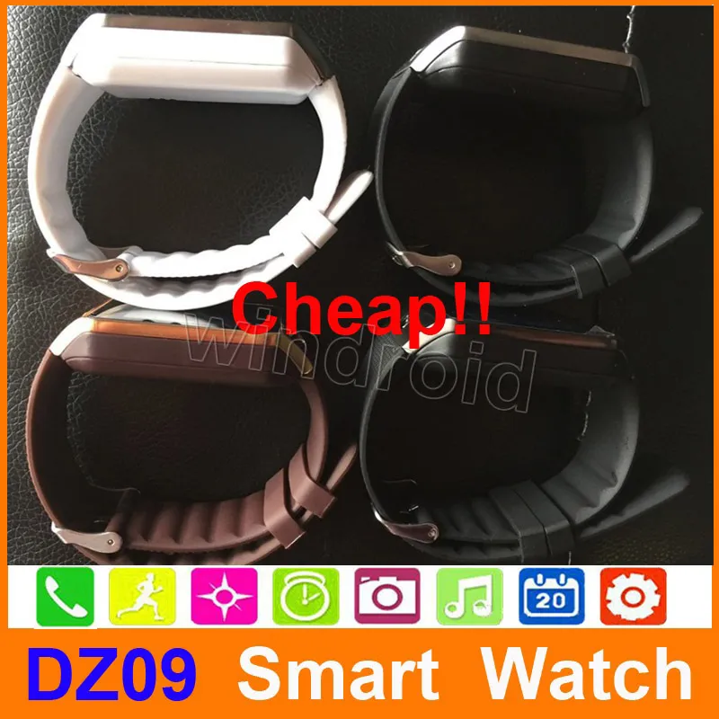 Smartwatch DZ09 Bluetooth Smart Watch for Android Smart Phone Sim Card Bercelet Wholesale