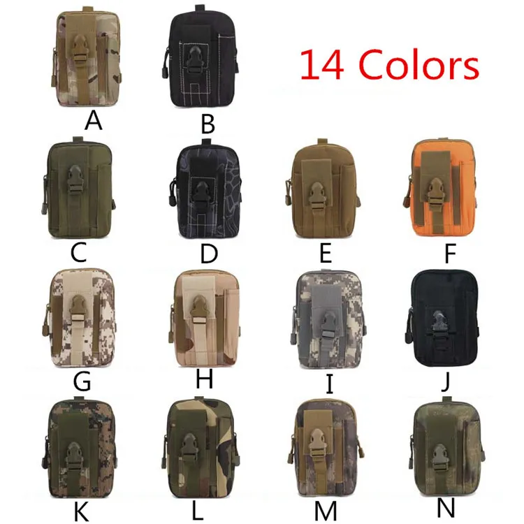 Teenager Outdoor Bags Boys & Girls' CS Military Waist Pack Adult Phone Pocket Men & Women's Sports Cosplay Army Camouflage