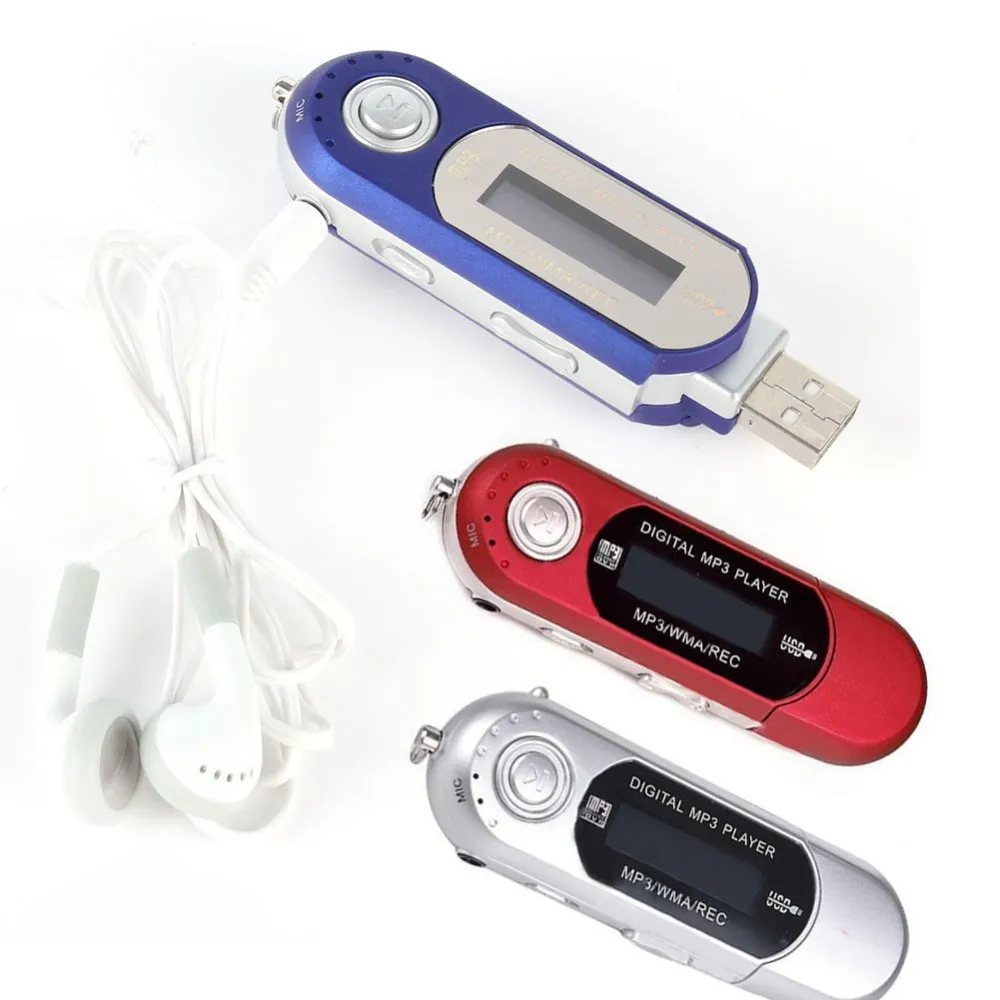 Big Zarva USB 2.0 MP3-muziekspeler met FM-radio-ondersteuning TF-kaart Max naar 32 GB Gebruik batterij 8 soorten EQ USB Flash MP3 U schijf R-988