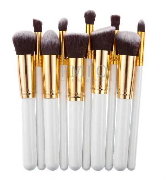 Makeup Brushes Professional Cosmetic Brush Kit Nylon Hair Wood Handle Eyeshadow Foundation Tools
