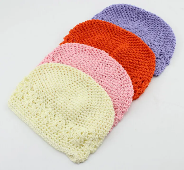 Rozmiar Ml Kufi Hats Kufitting Baby Baby Cotton Caps Wysoka jakość dziewczyna szydełka Kufi Hat Hair Akcesoria GZ91098053149