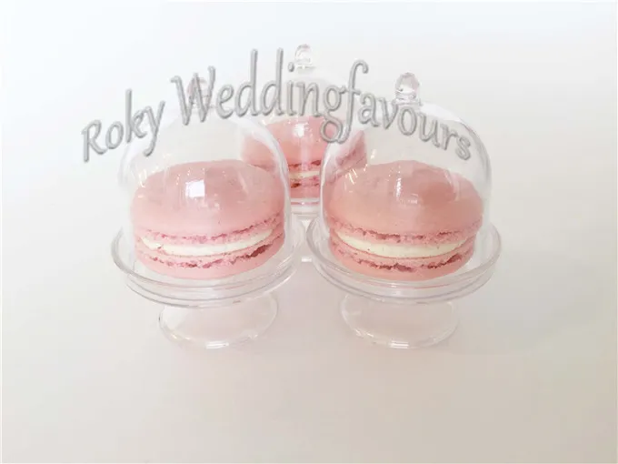 Acrylic Clear Mini cake Stand Wedding Favors Party Gifts Birthday Favors Holders Candy Boxes Party Decoration Gifts