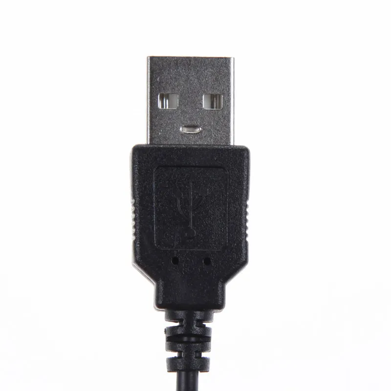 Slim 4 portar USB 2.0 HUB LED NYHET Höghastighets USB-nav med ström på / av-byt kabel för bärbar dator