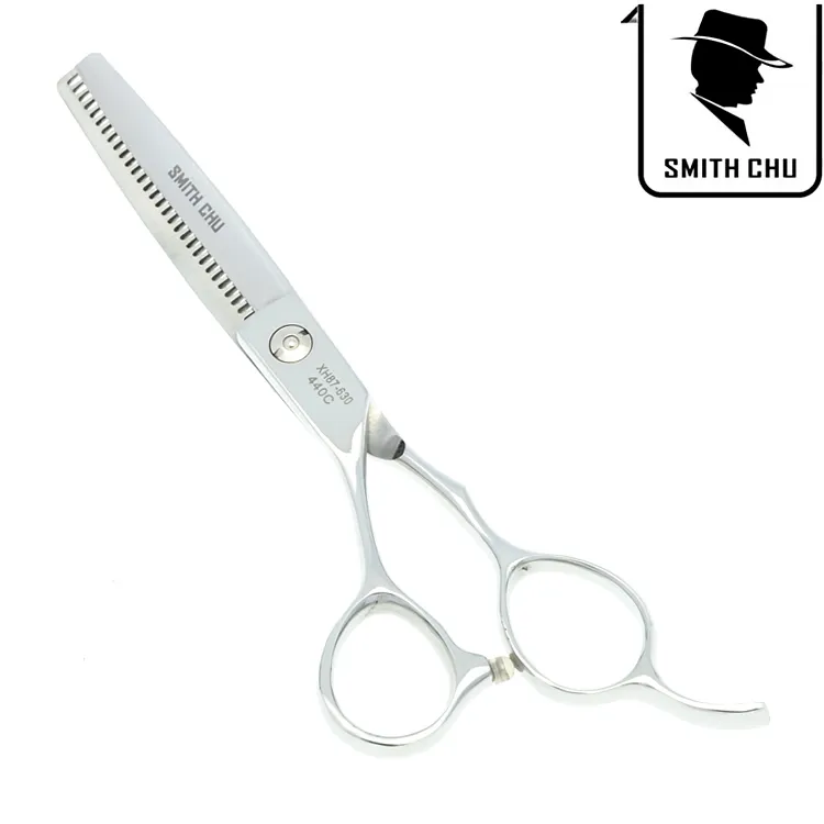 6,0 Zoll SMITH CHU Linkshänder Haarscheren Hohe Qualität Haar Effilierschere Scharfe Kante Schere Barber Schere Styling Werkzeuge, LZS0043