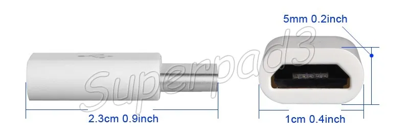 Adaptateur de câble Mini Micro USB femelle vers type-c mâle, Samsung Note 7, convertisseur de synchronisation de données de Charge Mackbook pour tablettes de téléphone de Type C