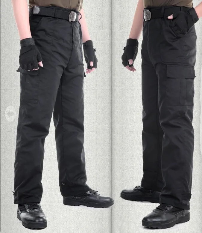 (ein stück) NEUE 2016 Outdoor Frühling Herbst Commando Männer Black Combat Hosen Taktik Overalls Military Cargo Security Guard Hosen