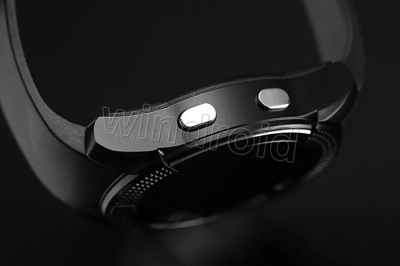 V8 Smart Watch Bluetooth Watches Android z aparatem 03m MTK6261D DZ09 GT08 Smartwatch na telefon z Androidem z pakietem detalicznym Chea6448618