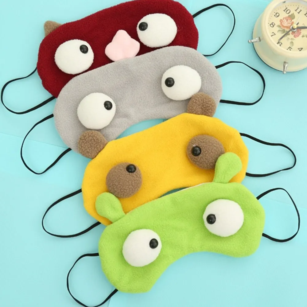 New Cartoon Monster Eye Shading Sleep Mask Lovely Cosplay Blindfold Travel Aid Light Guide Rest Cover In vendita calda