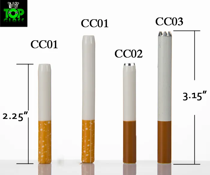 China Wholesale Cheap Food Grade Ceramic Cigarette Hitters Sparkle Coffee Yellow Filter Colored Smoking Pipe Metal Aluminum Free DHL