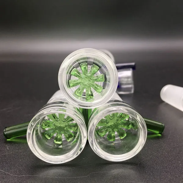 14mm 18mm slide glass bowls for bongs green blue male bong bowl fit oil rigs glass bongs glass smoking bongs bowl for bong