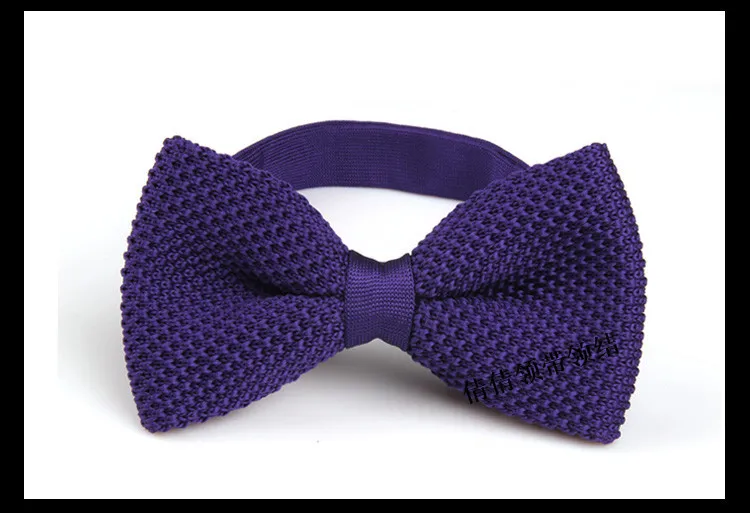 더블 니트 나비 넥타이 24 솔리드 컬러 Bowknot 조정 가능한 Bowties 아버지의 날 넥타이 크리스마스 선물 무료 TNT FedEx UPS