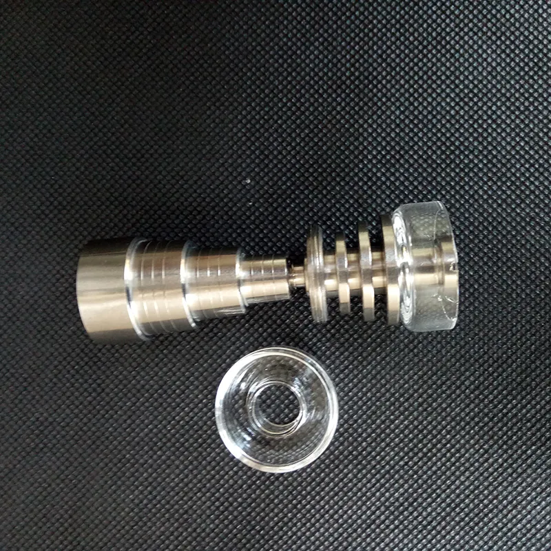 Titaniumnägel Quarzgericht Banger Raucherzubehör Tool 6 in 1 mit Kohlenhydrat -Kappenschale für Bubbler Shisha Oil Rigs Glas Wasser Bong4529763