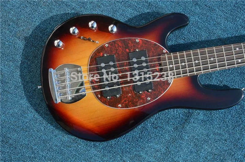 Nuovo guitarraOEM chitarra elettrica basso negozio di chitarre multicolore sinistra chitarra a cinque corde guitarra China5876282