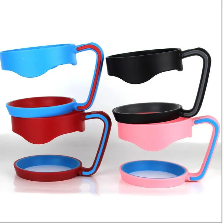 Outdoor Gadgets Portable Plastic cup Hand handle Holder Mugs black mug Holder For 20 oz 30 oz Cups Handle for hiking traveling