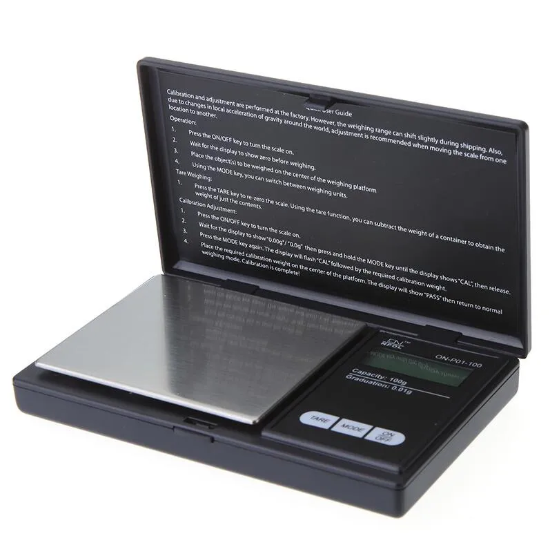 1000g/0.1g High Accuracy Mini Electronic Digital Pocket Scale Jewelry Weighing Balance Blue LCD g/gn/oz/ozt/ct/t/dwt