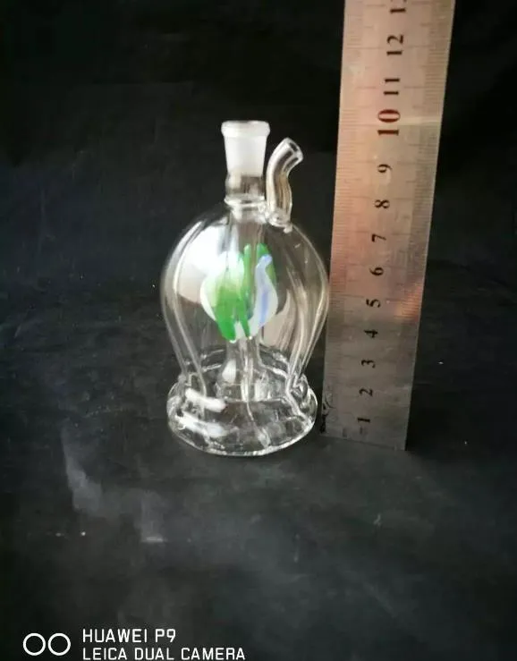 10 cm de altura tubo de vidro de vidro transparente tubo de queimador de óleo tubo de vidro da tubulação de unha de óleo da tubulação de água, cor de entrega aleatória