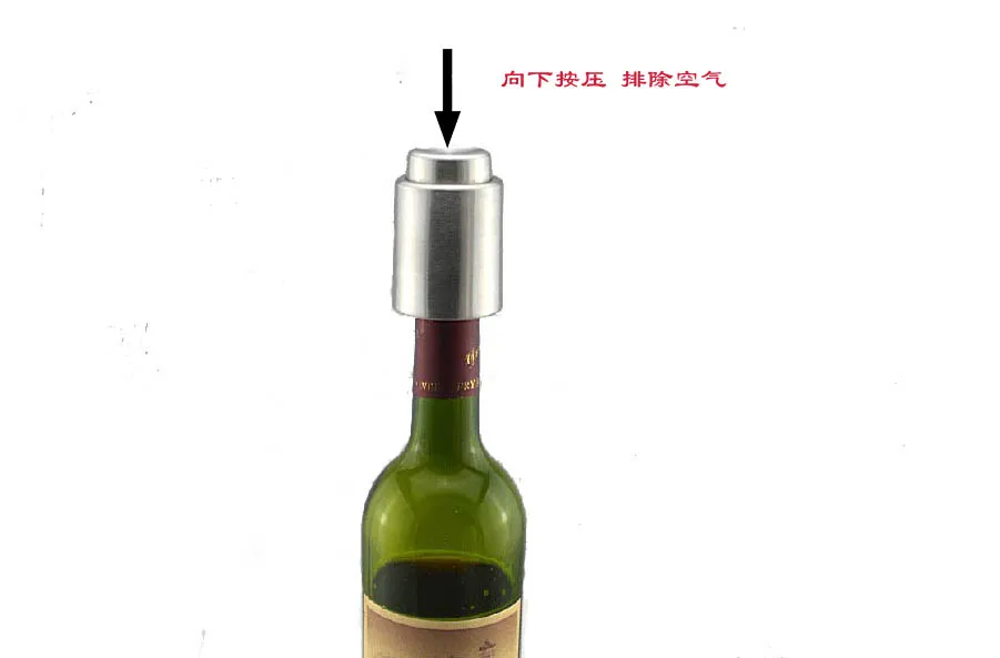 Hot Sale Stainless Steel Vacuum Sealed Red Wine Bottle Spout Liquor Flow Stopper Pour Cap 