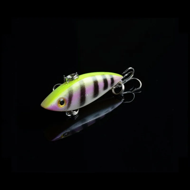 Factory Direct 8 Kolor Mini Sonda Rattling Wiggler Lure VIB DZIAŁYCH Crankbaits Ciężkie Przynęty Wędkowanie Vibe Wibracje Grzechotki Haczy 2,75g 4cm