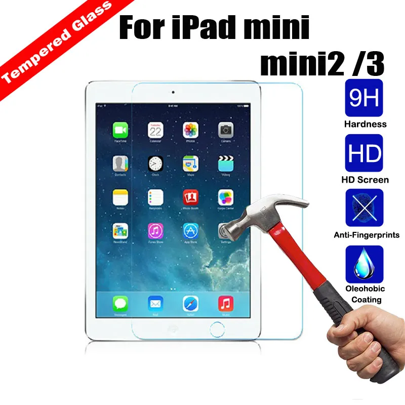 9H Tempered Glass for Ipad 2 3 4 Screen Protector For ipad Mini 2 3 4 HD Explosion Proof Ultra Thin Protective Film