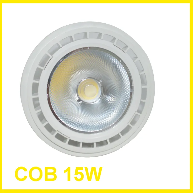 AR111 LED G53 E27 GU10 15 W LED Spot Tavan Lambası Kısılabilir QR111 Sıcak Serin Beyaz LED Ampüller 110 V 220 V CE ROHS UL