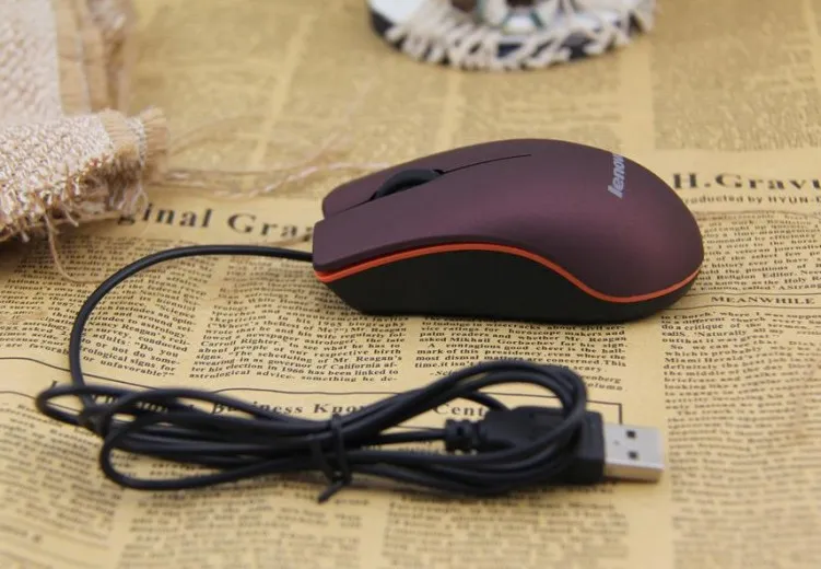 USB Optical Mouse Mini 3D -проводные игровые мыши с розничной коробкой для ноутбука для компьютерного ноутбука Lenovo M20 FedEx DHL Shipping