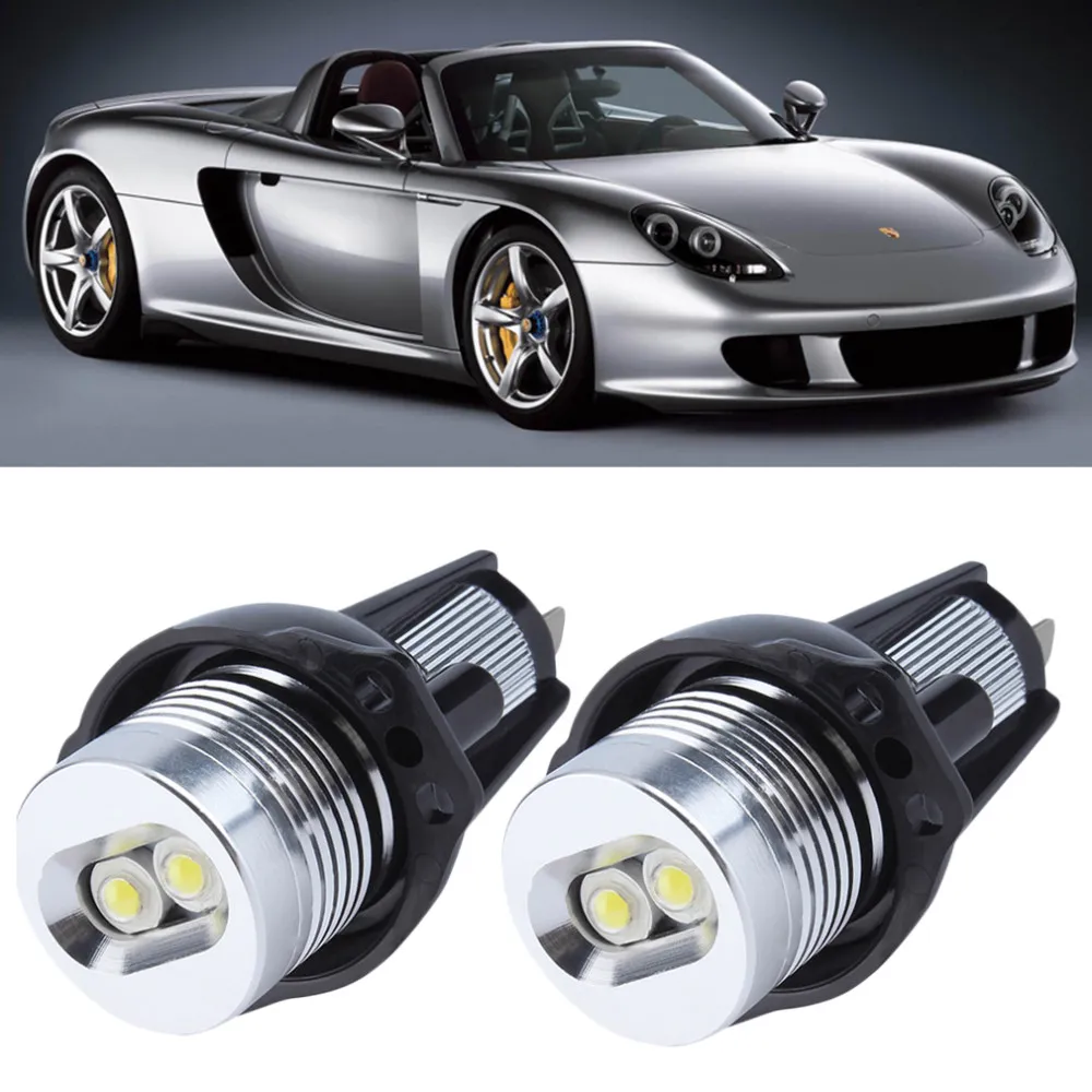 E90 E91 10W 3 Series 325i 328i 325xi 328xi 330i 06-08 Excellent Quality xenon white LED Angel Eyes Halo Light bulb No Error