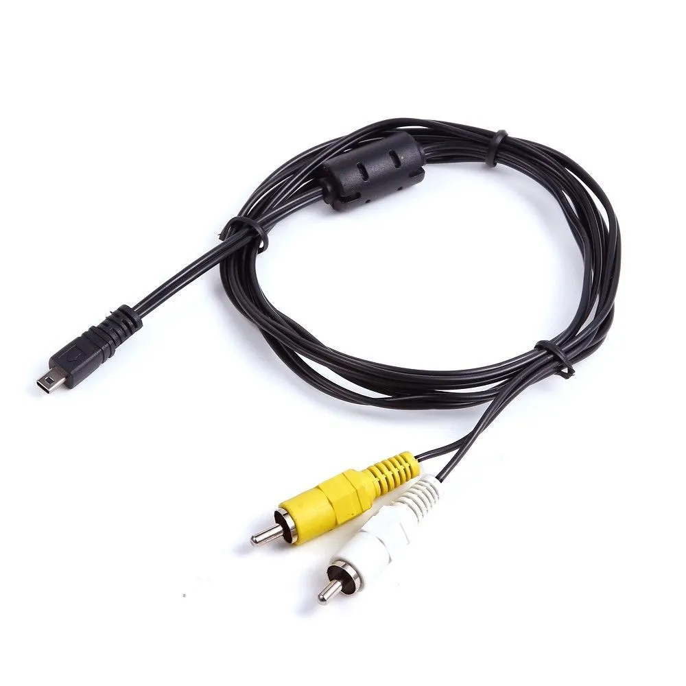AV A/V Audio Video TV OUT Bnc Camera Cable Lead For Nikon Coolpix