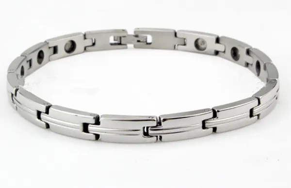 Nuovi braccialetti della catena a maglie di energia magnetica di modo di arrivo gioielleria di beneficio di assistenza sanitaria le donne uomini