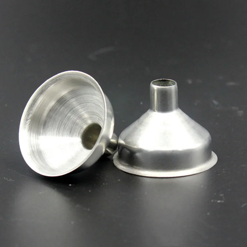 Stainless Steel Hip Flask Funnel Filler Mini wide mouth for small jar alcohol bottle kitchen oil filling strainer accessories homebrew tools