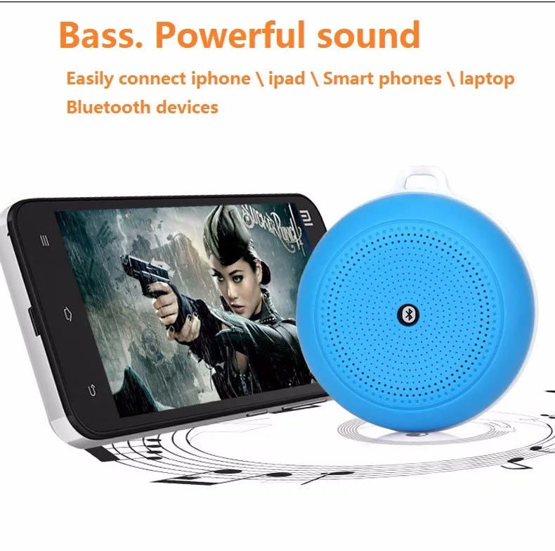 Da DHL gratuito Universale mini altoparlante Bluetooth wireless portatile stereo alpinismo esterno piccolo altoparlante subwoofer con microfono FM vivavoce