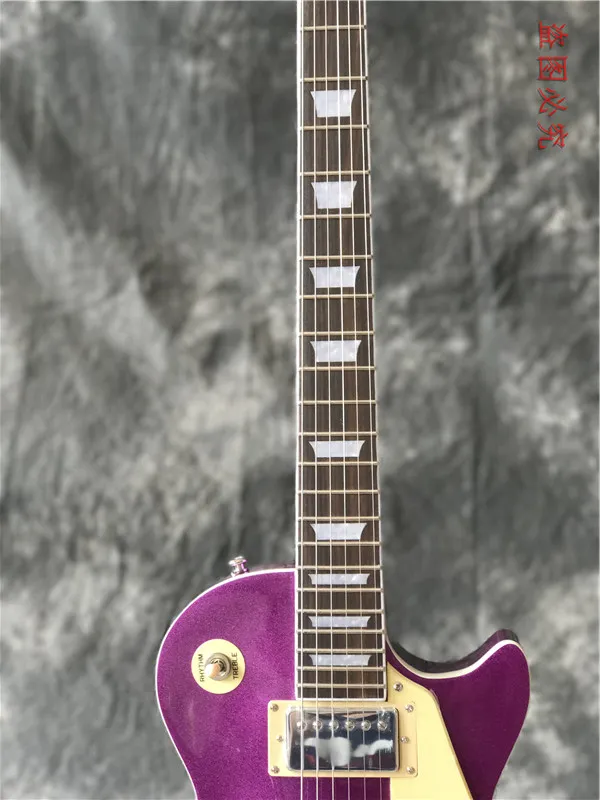 new Custom high quality electric guitars complete China with metal purple guitar factory! hot selling guitarra