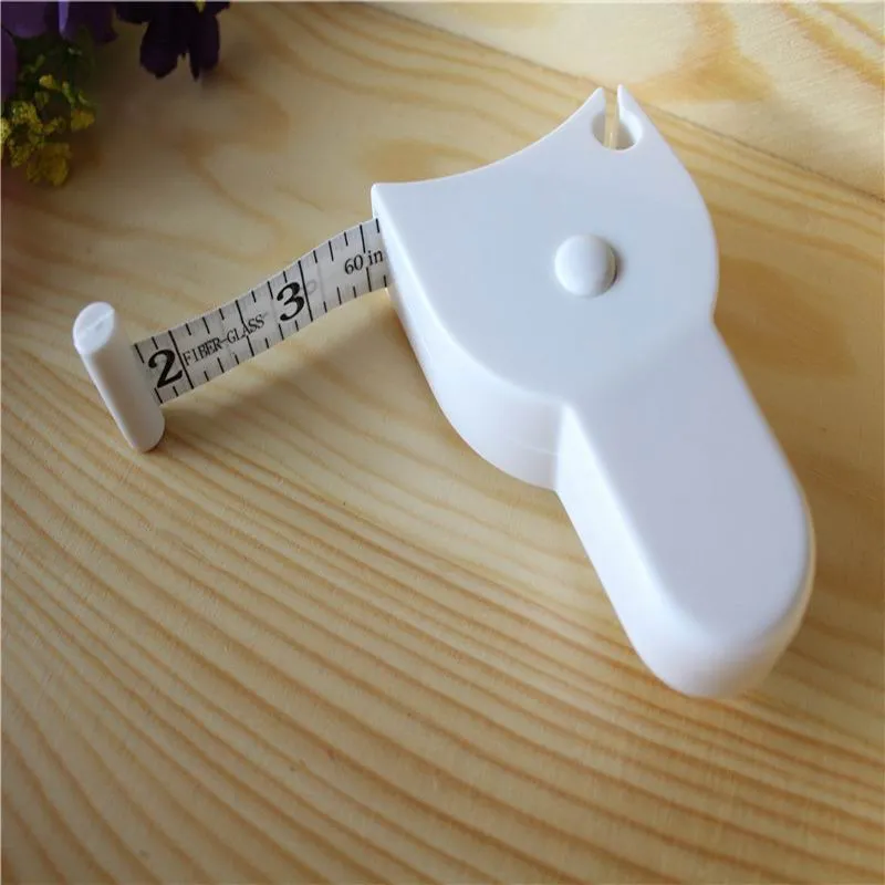White Accurate Diet Fitness Caliper Measuring Body Waist Tape Measures2382523