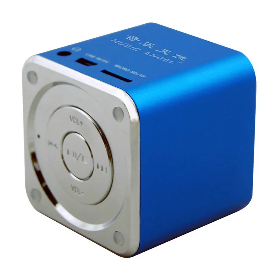 New Original Music Angel MD06 Mini Speaker Stereo Speakesrs Support TF Card Portable Digital MP3 Player JH-MD06D