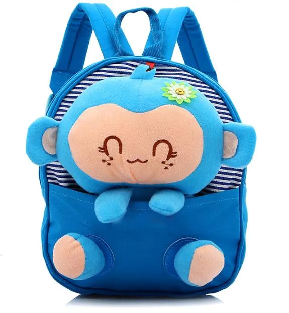 Neue Koreanische Kleine Affe Cartoon Kinder Rucksäcke Kinder Zubehör Kindergarten Niedliche Baby Taschen Schöne Rucksack Leinwand Jungen Mädchen 4910576